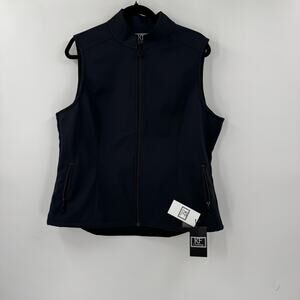 NWT KF Clothing Soft shell black vest